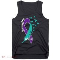 Rainbow You Matter 988 Suicide Prevention Awareness Ribbon Tank Top thumb 0