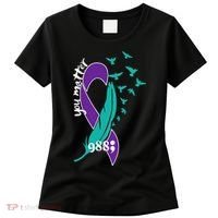 Rainbow You Matter 988 Suicide Prevention Awareness Ribbon Women's T-Shirt thumb 0