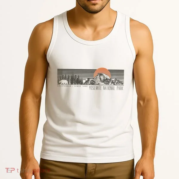 Retro Yosemite National Park Half Dome Tank Top