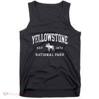 Retro Yellowstone National Park Est 1872 Hiking Tank Top thumb 0