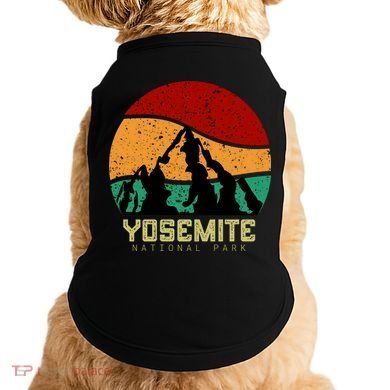 Retro Yosemite National Park Doggie Tank