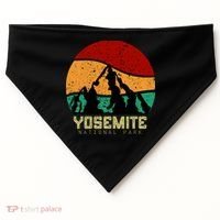 Retro Yosemite National Park USA-Made Doggie Bandana thumb 0