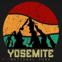Retro Yosemite National Park Bucket Hat thumb 4