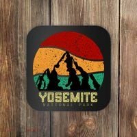 Retro Yosemite National Park Coaster thumb 0