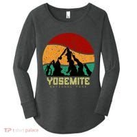 Retro Yosemite National Park Women's Perfect Tri Tunic Long Sleeve Shirt thumb 0