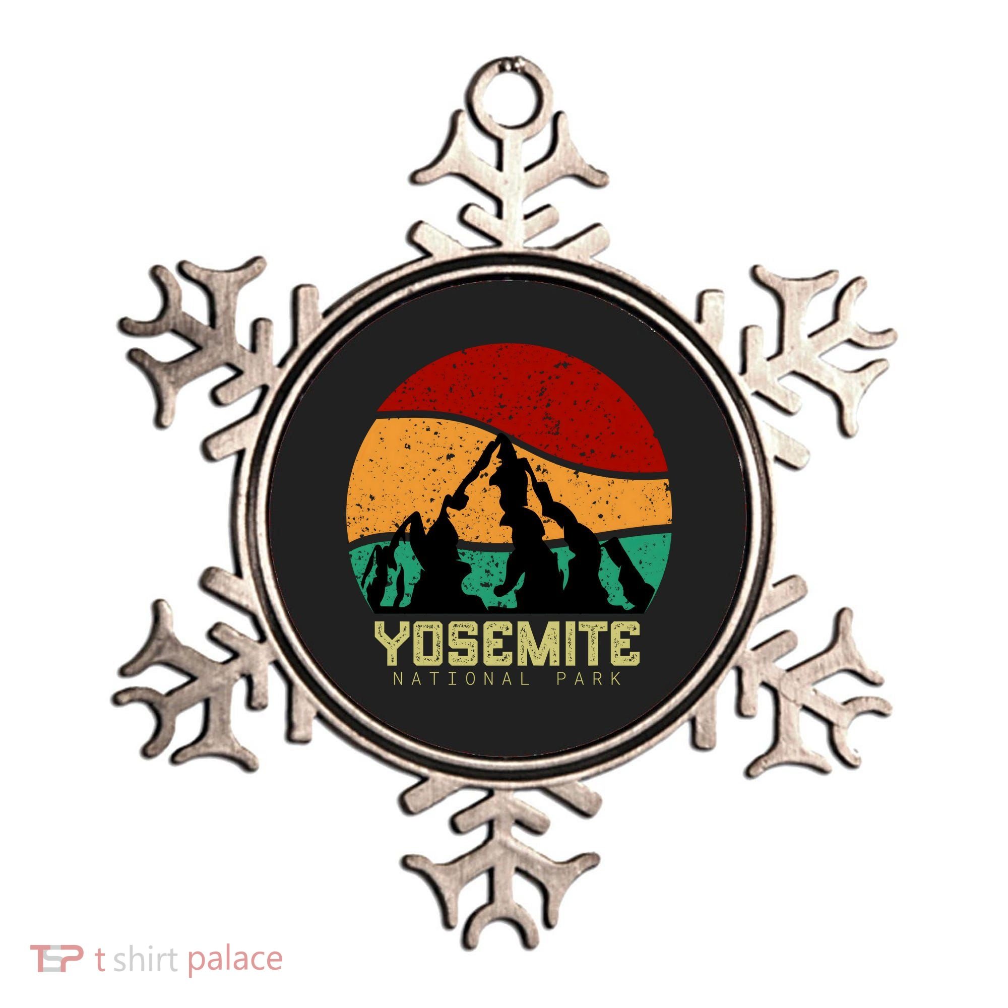 Retro Yosemite National Park Ornament