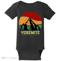 Retro Yosemite National Park Baby Bodysuit thumb 0