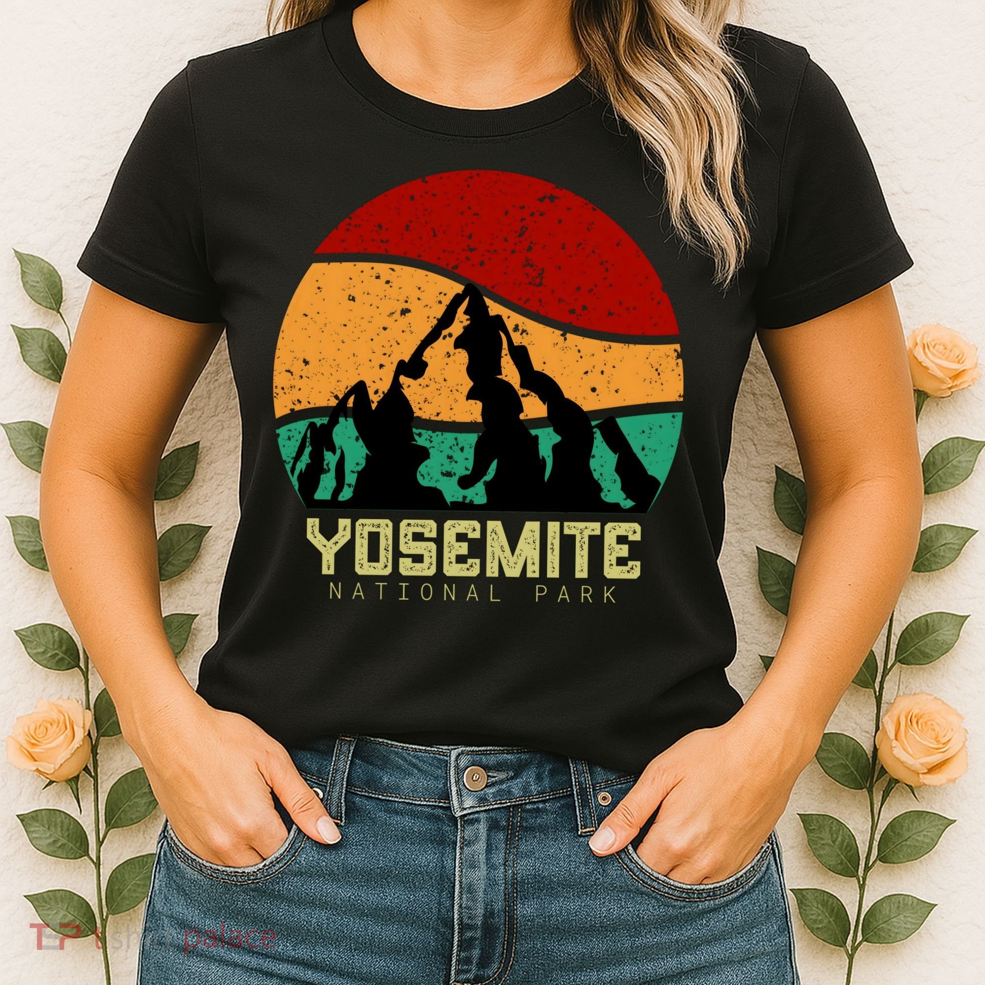 Retro Yosemite National Park Women's T-Shirt