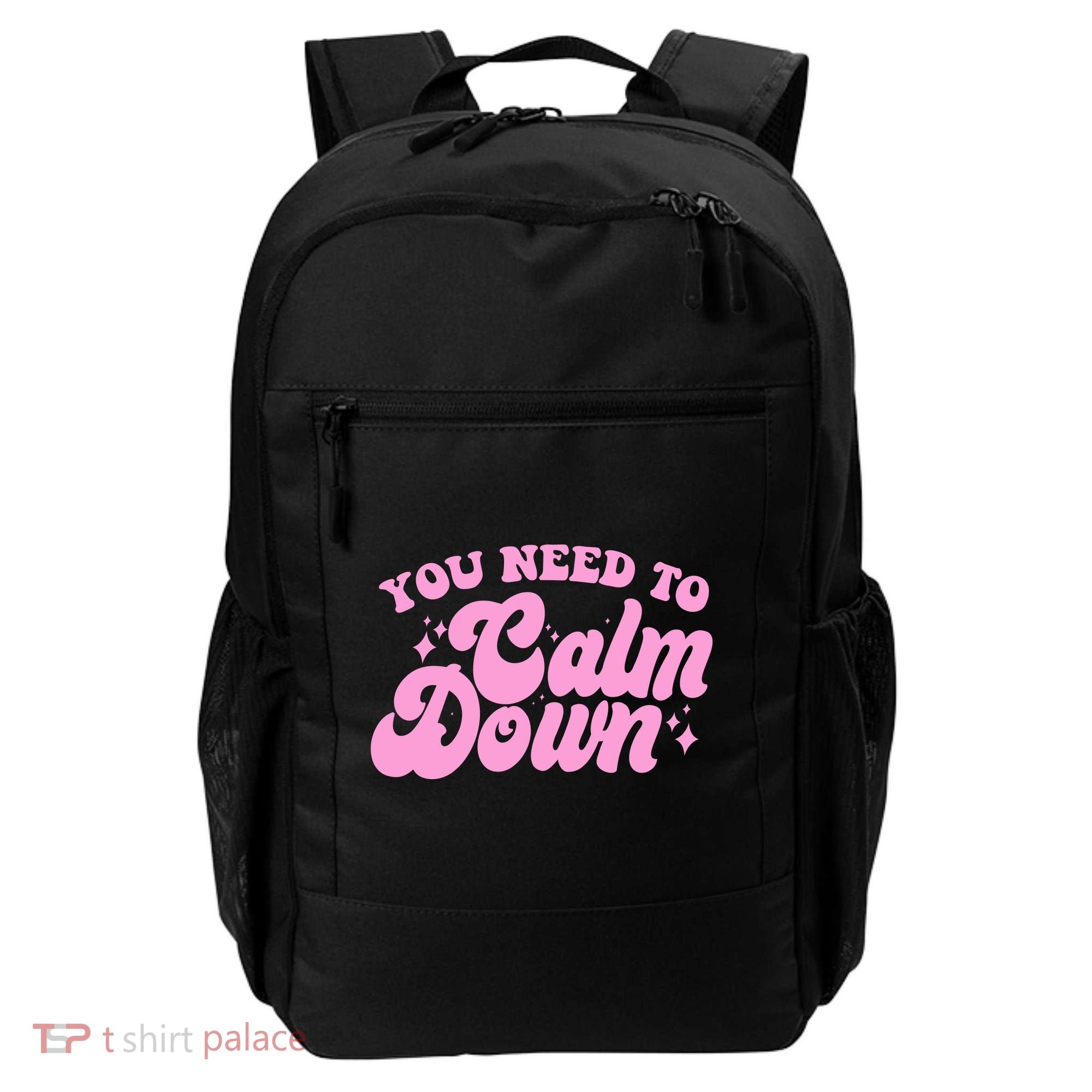 Retro You Need To Calm Down Backpack