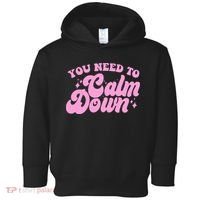 Retro You Need To Calm Down Toddler Hoodie thumb 0