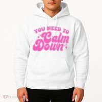 Retro You Need To Calm Down Hoodie thumb 2