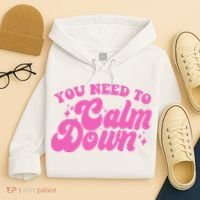 Retro You Need To Calm Down Hoodie thumb 4