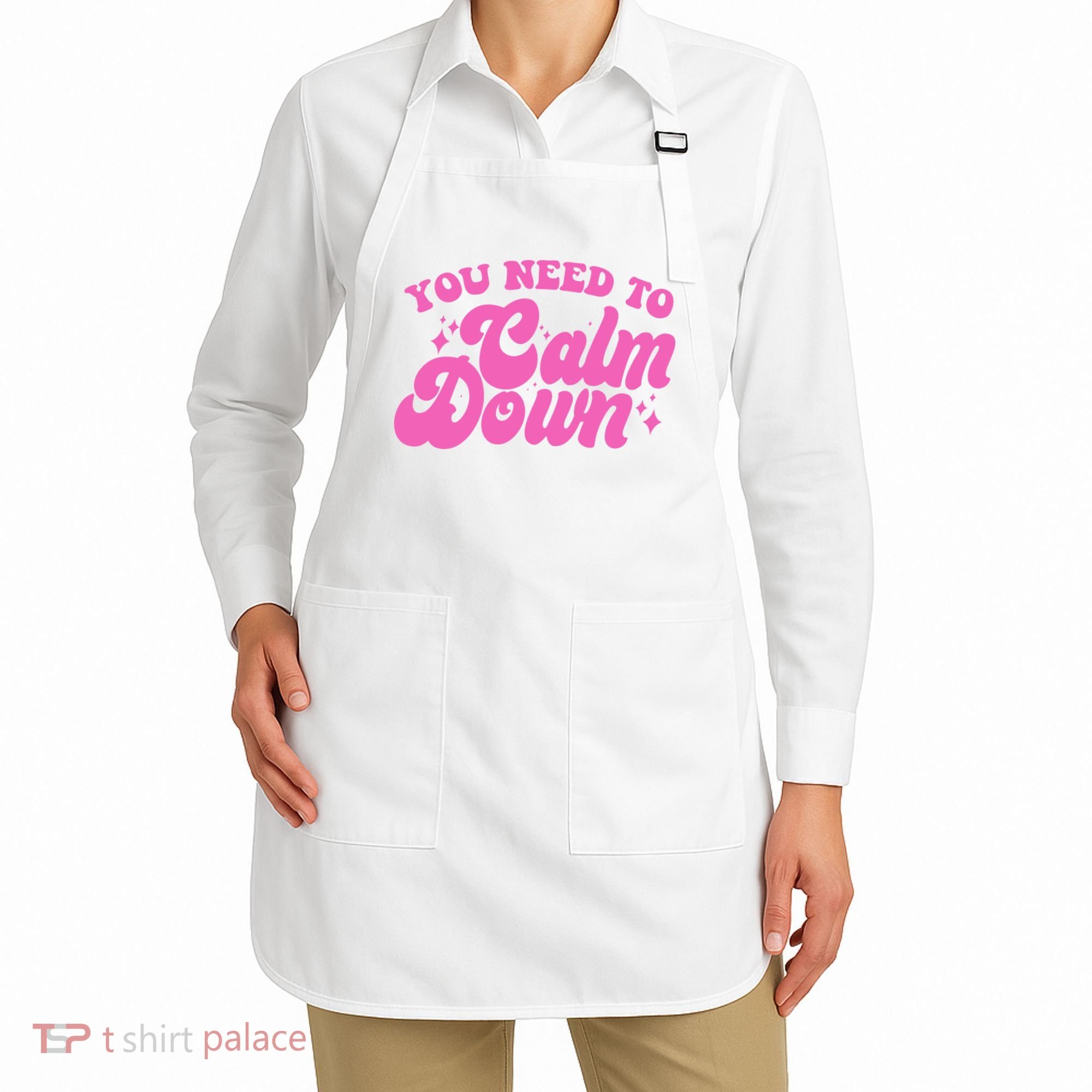 Retro You Need To Calm Down Apron