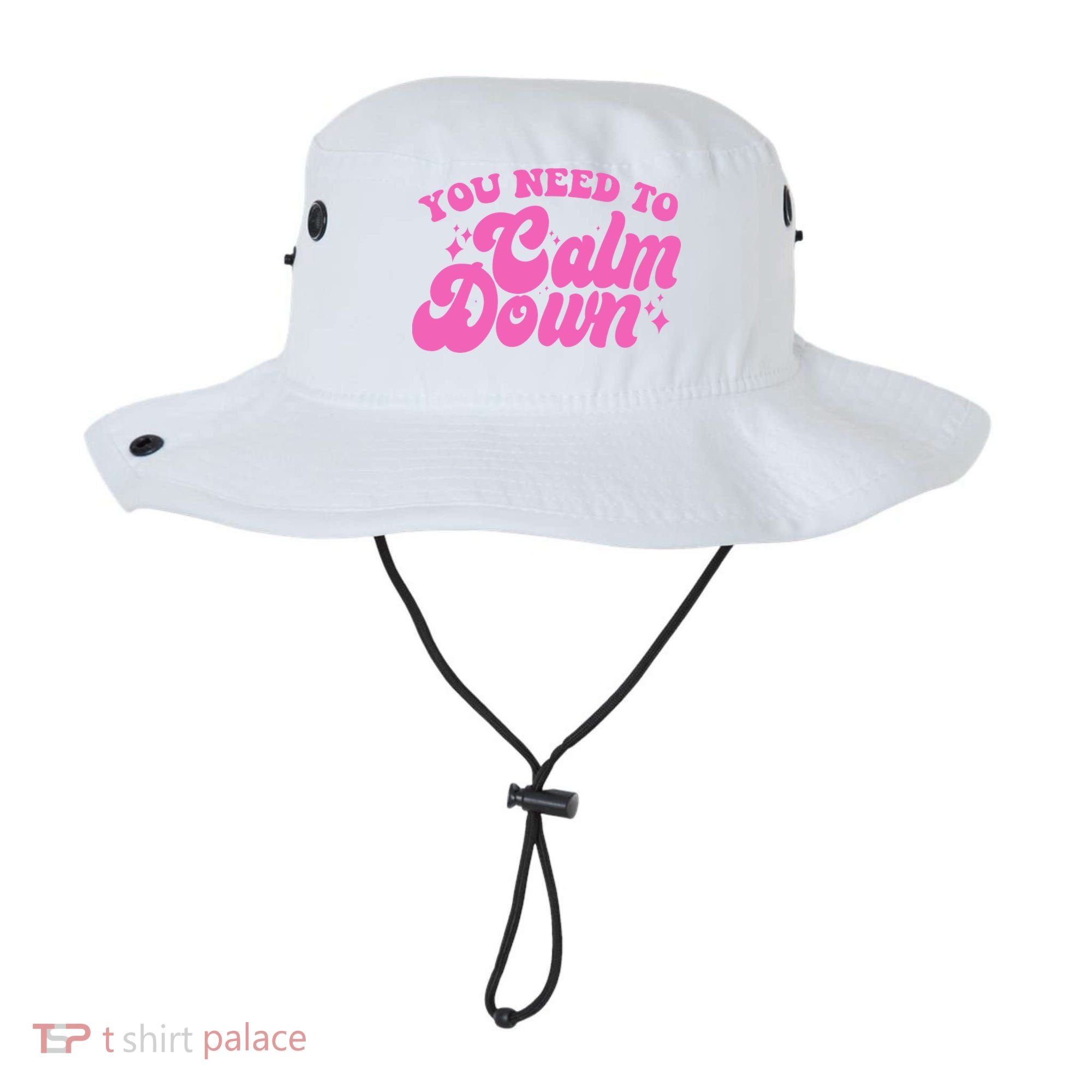Retro You Need To Calm Down Bucket Hat