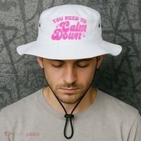 Retro You Need To Calm Down Bucket Hat thumb 2