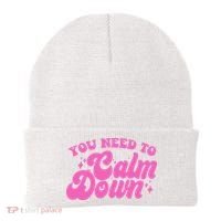 Retro You Need To Calm Down Beanie thumb 0