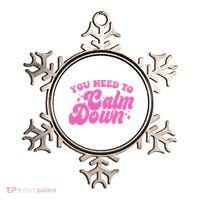 Retro You Need To Calm Down Ornament thumb 0