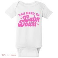Retro You Need To Calm Down Baby Bodysuit thumb 0