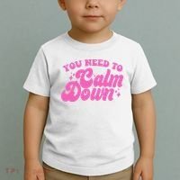 Retro You Need To Calm Down Toddler T-Shirt thumb 2
