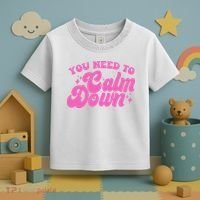 Retro You Need To Calm Down Toddler T-Shirt thumb 3