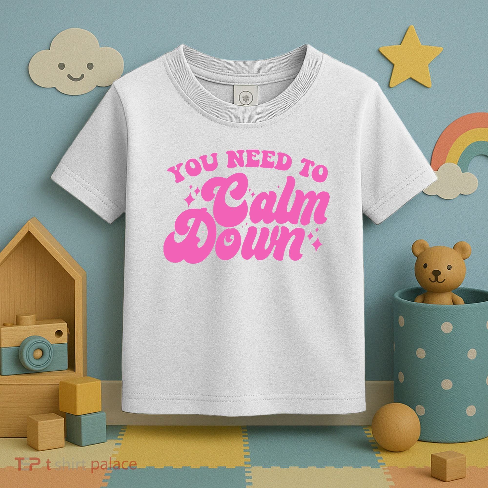 Retro You Need To Calm Down Toddler T-Shirt