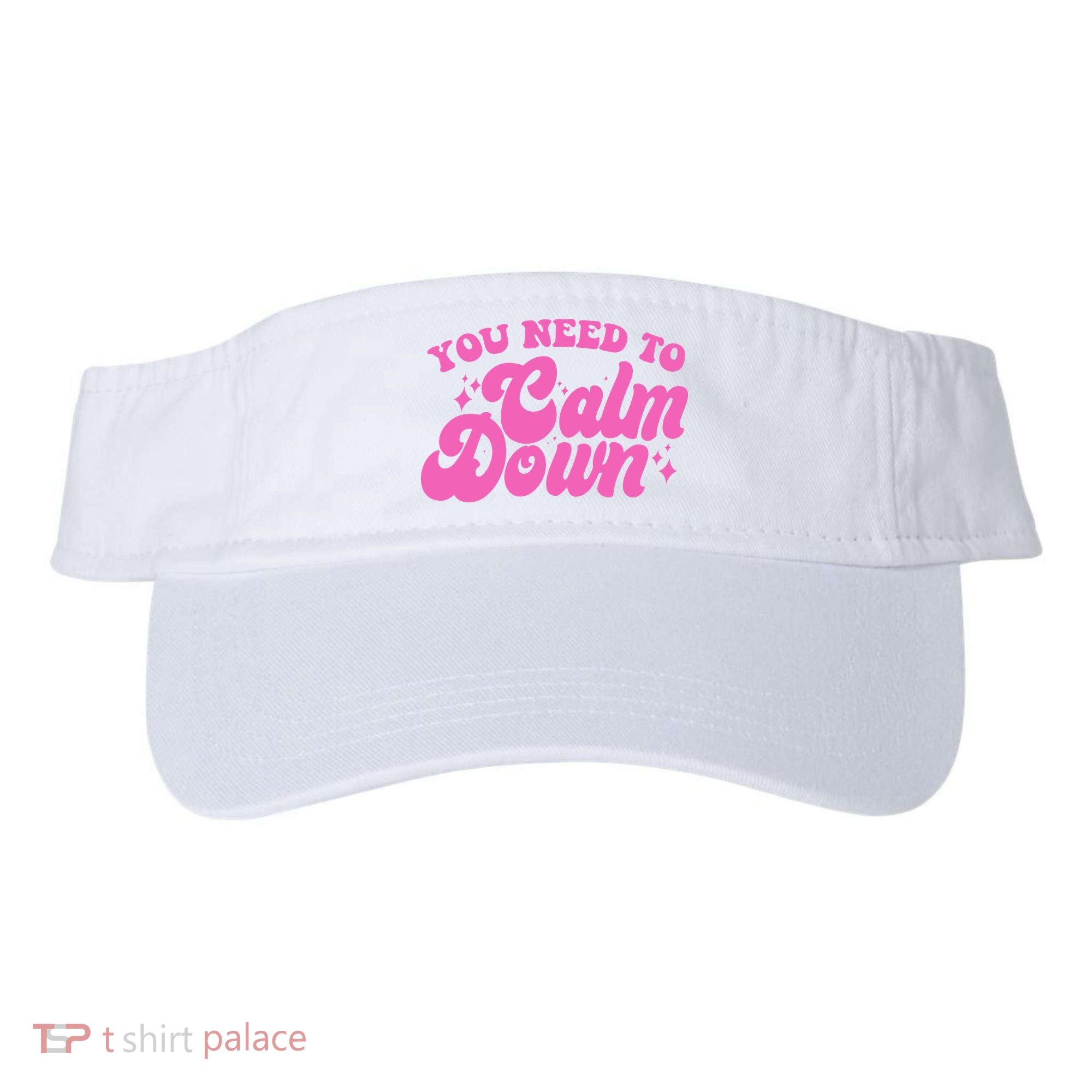 Retro You Need To Calm Down Visor