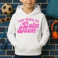 Retro You Need To Calm Down Kids Hoodie thumb 2
