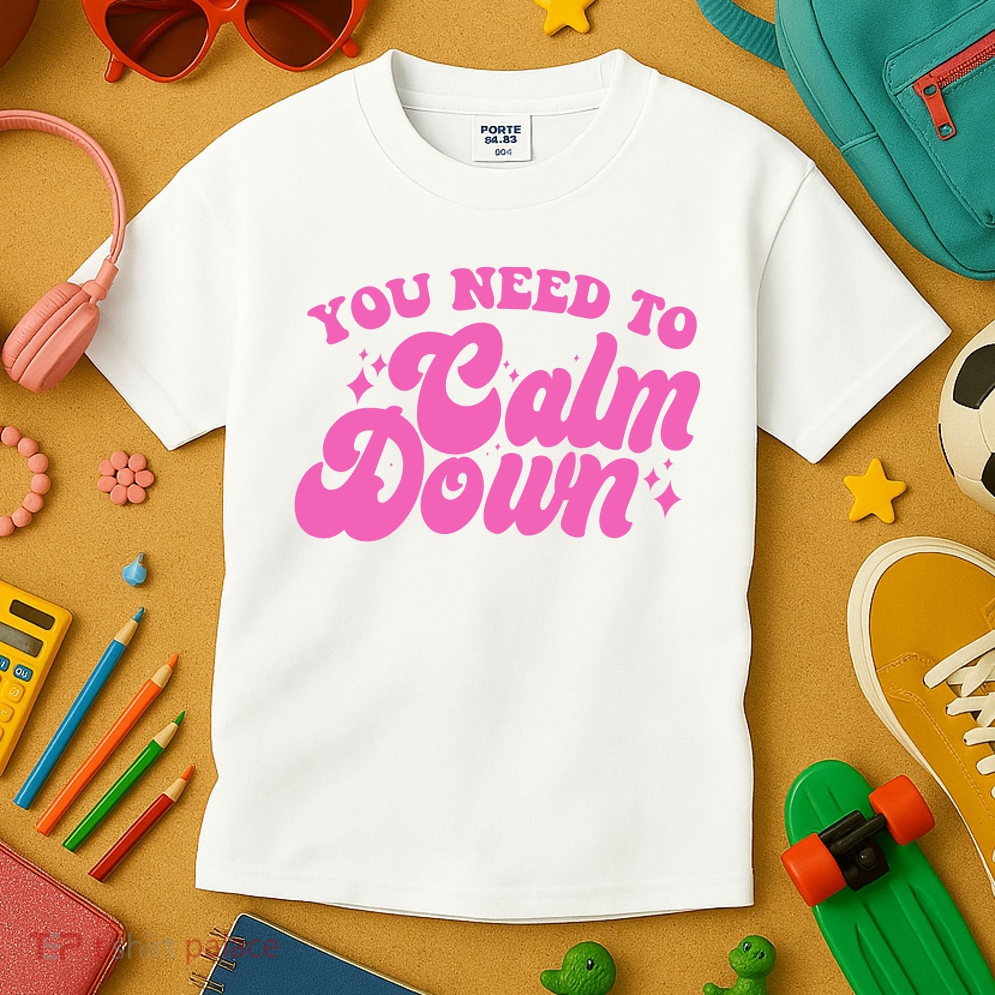 Retro You Need To Calm Down Kids T-Shirt