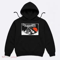 Retro Yosemite National Park Half Dome Hoodie thumb 0