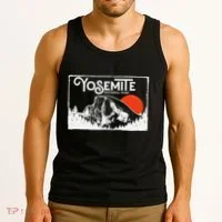 Retro Yosemite National Park Half Dome Tank Top thumb 3