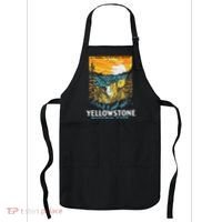 Retro Yellowstone National Park Wpa Style Lower Falls Apron thumb 0