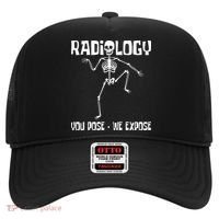 Radiology You Pose We Expose Skeleton Radiologist Rad Tech Hat thumb 0