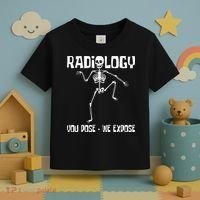 Radiology You Pose We Expose Skeleton Radiologist Rad Tech Toddler T-Shirt thumb 3