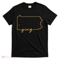 Retro Yinz Pittsburgh PA Home State Outline T-Shirt thumb 0