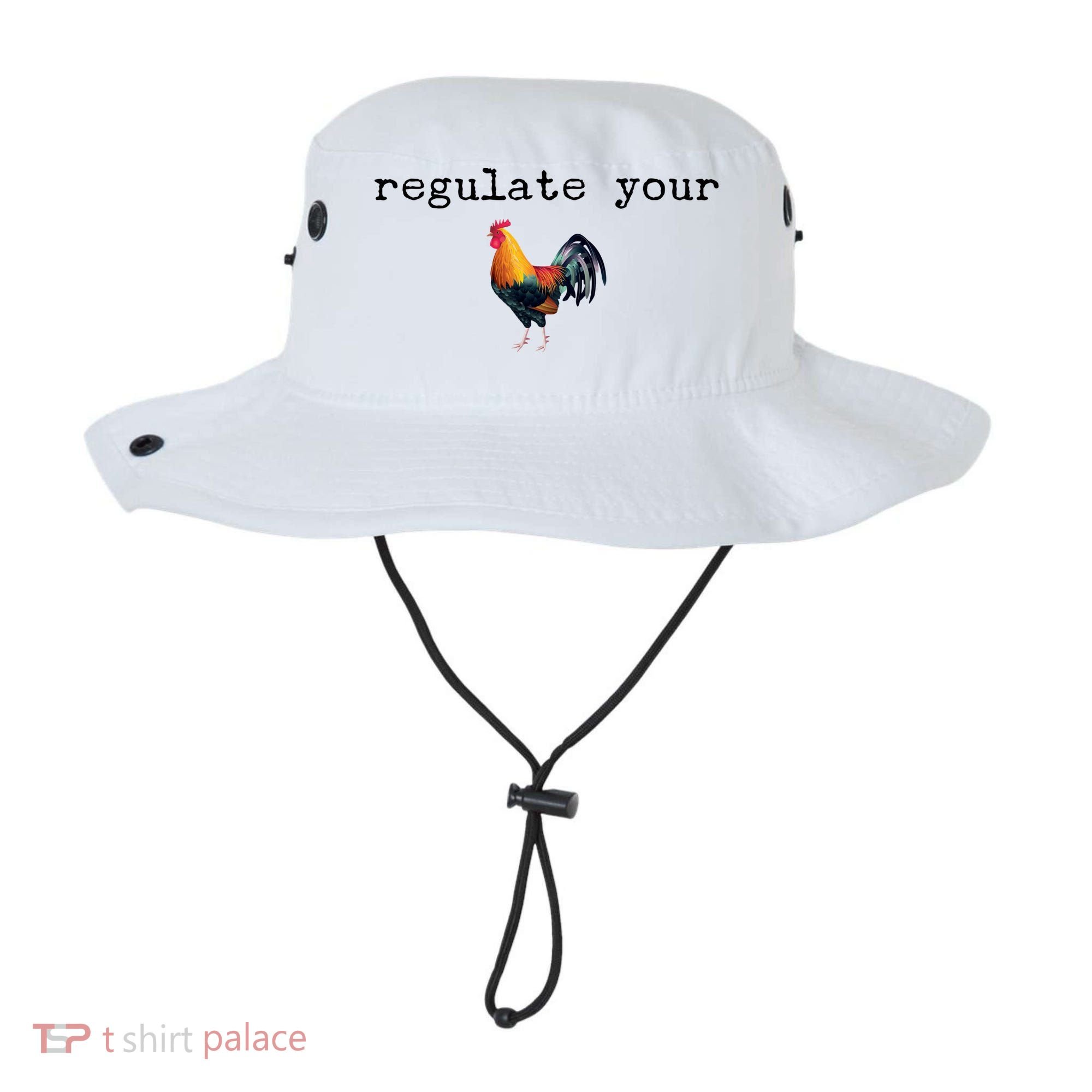 Regulate Your Rooster Funny Bucket Hat