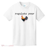 Regulate Your Rooster Funny Kids T-Shirt thumb 0