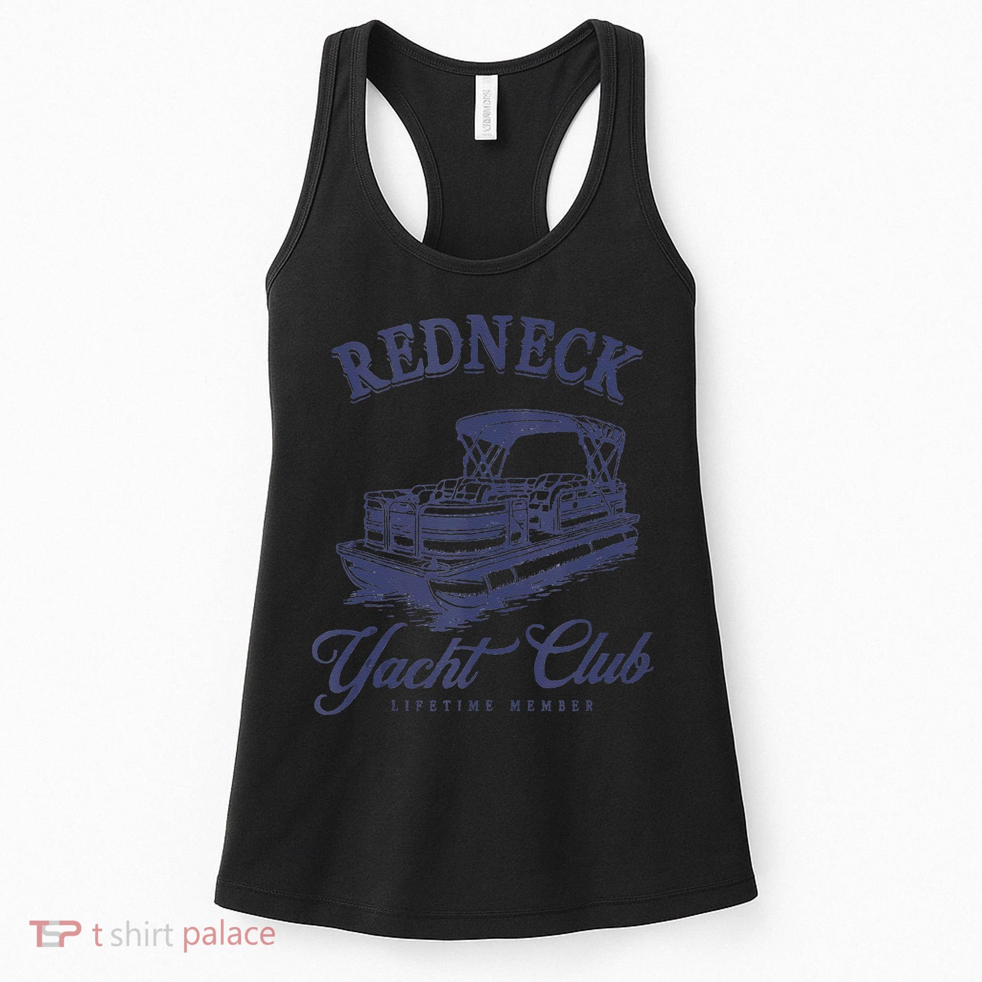 Redneck Yacht Social Club Party In Slow Motion Women's Tank Top