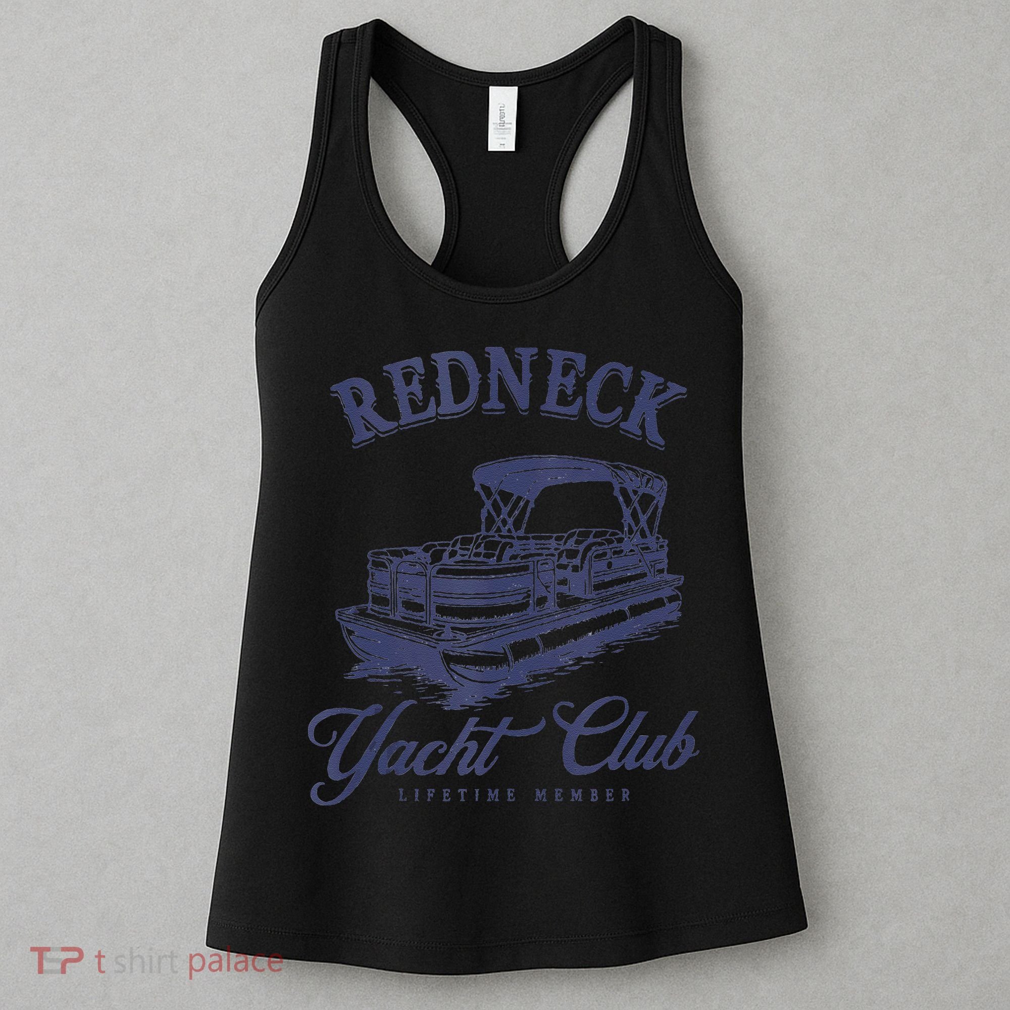 Redneck Yacht Social Club Party In Slow Motion Women's Tank Top