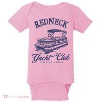 Redneck Yacht Social Club Party In Slow Motion Baby Bodysuit thumb 0