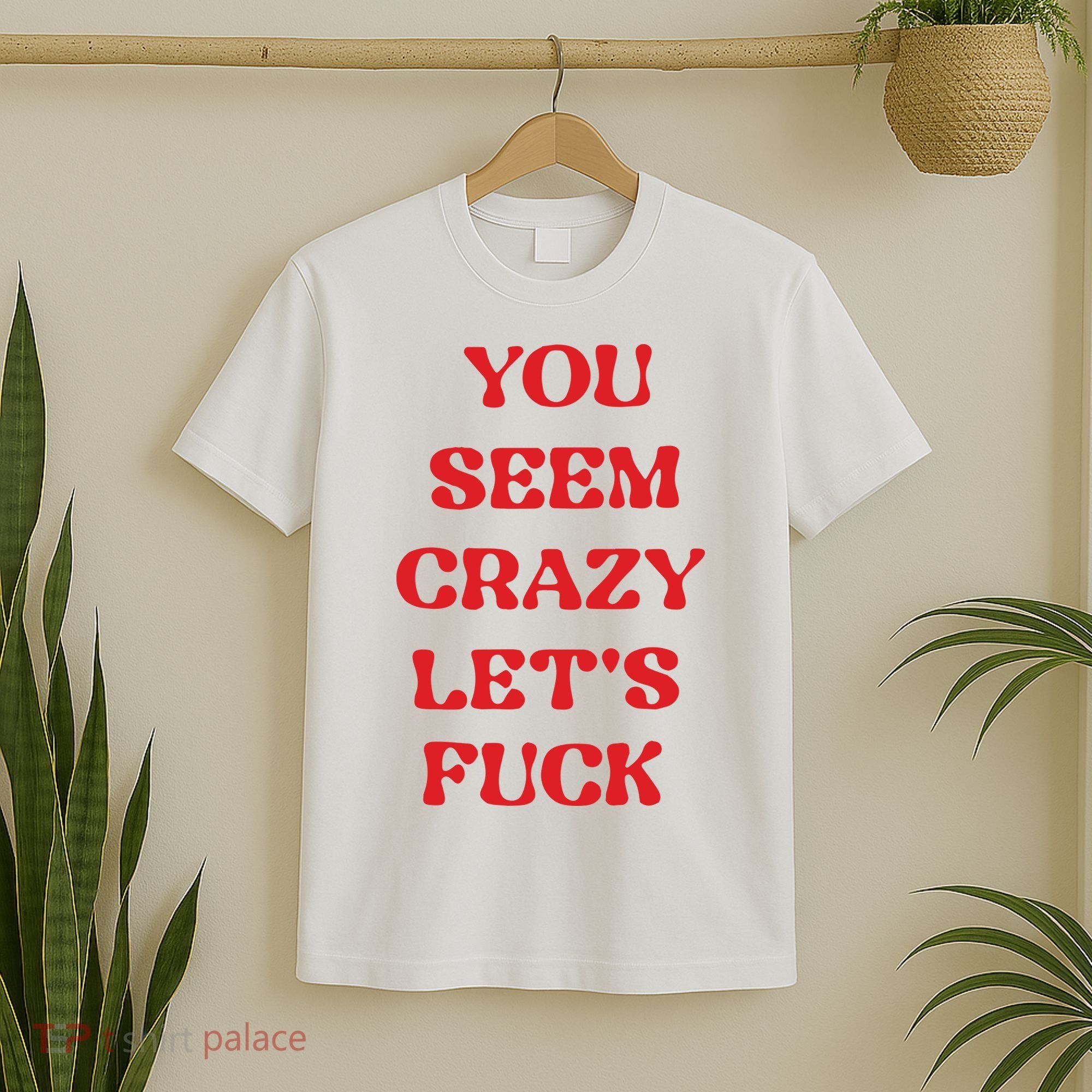 Rockstar You Seem Crazy LetS Fuck T-Shirt