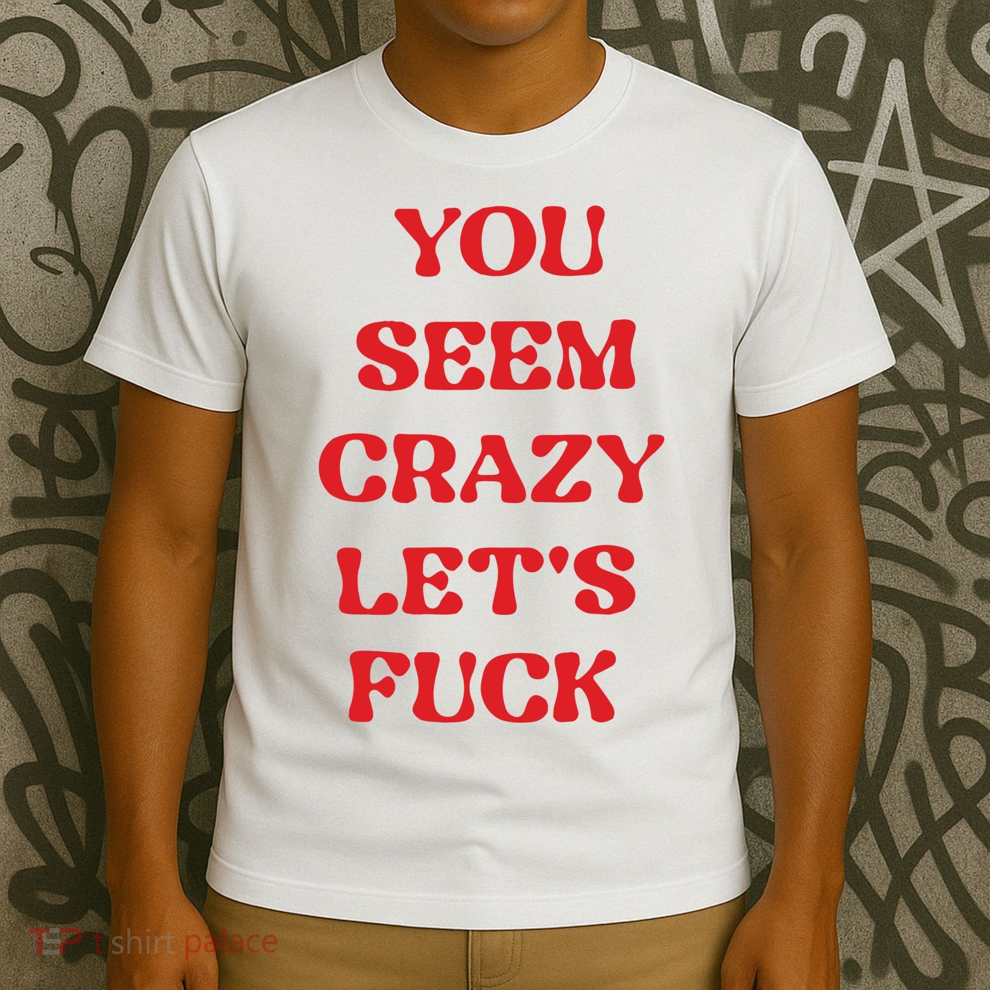 Rockstar You Seem Crazy LetS Fuck T-Shirt