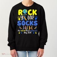 Rock Your Socks For World Down Syndrome Day Women's Sweatshirt thumb 0