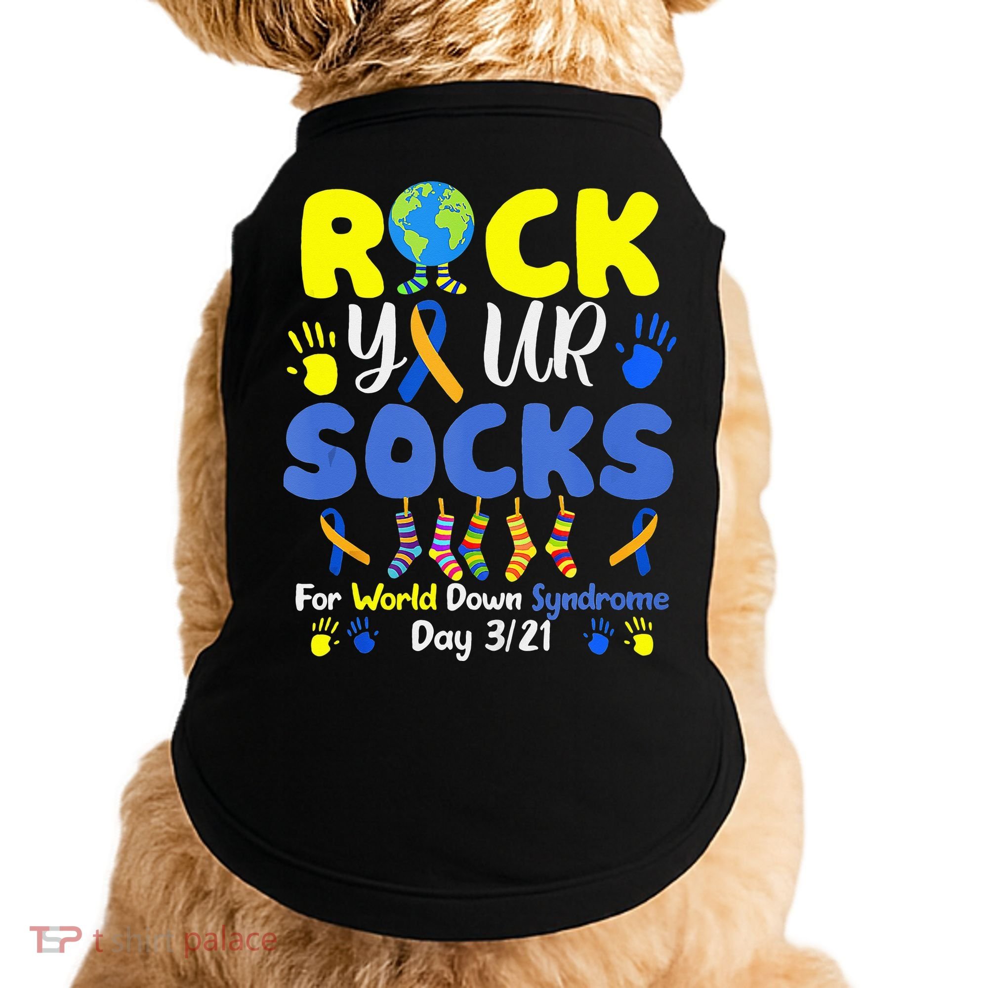 Rock Your Socks For World Down Syndrome Day Doggie Tank