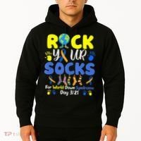Rock Your Socks For World Down Syndrome Day Hoodie thumb 2