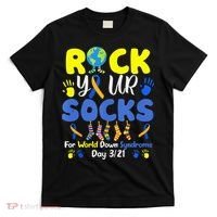 Rock Your Socks For World Down Syndrome Day T-Shirt thumb 0