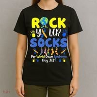Rock Your Socks For World Down Syndrome Day T-Shirt thumb 4
