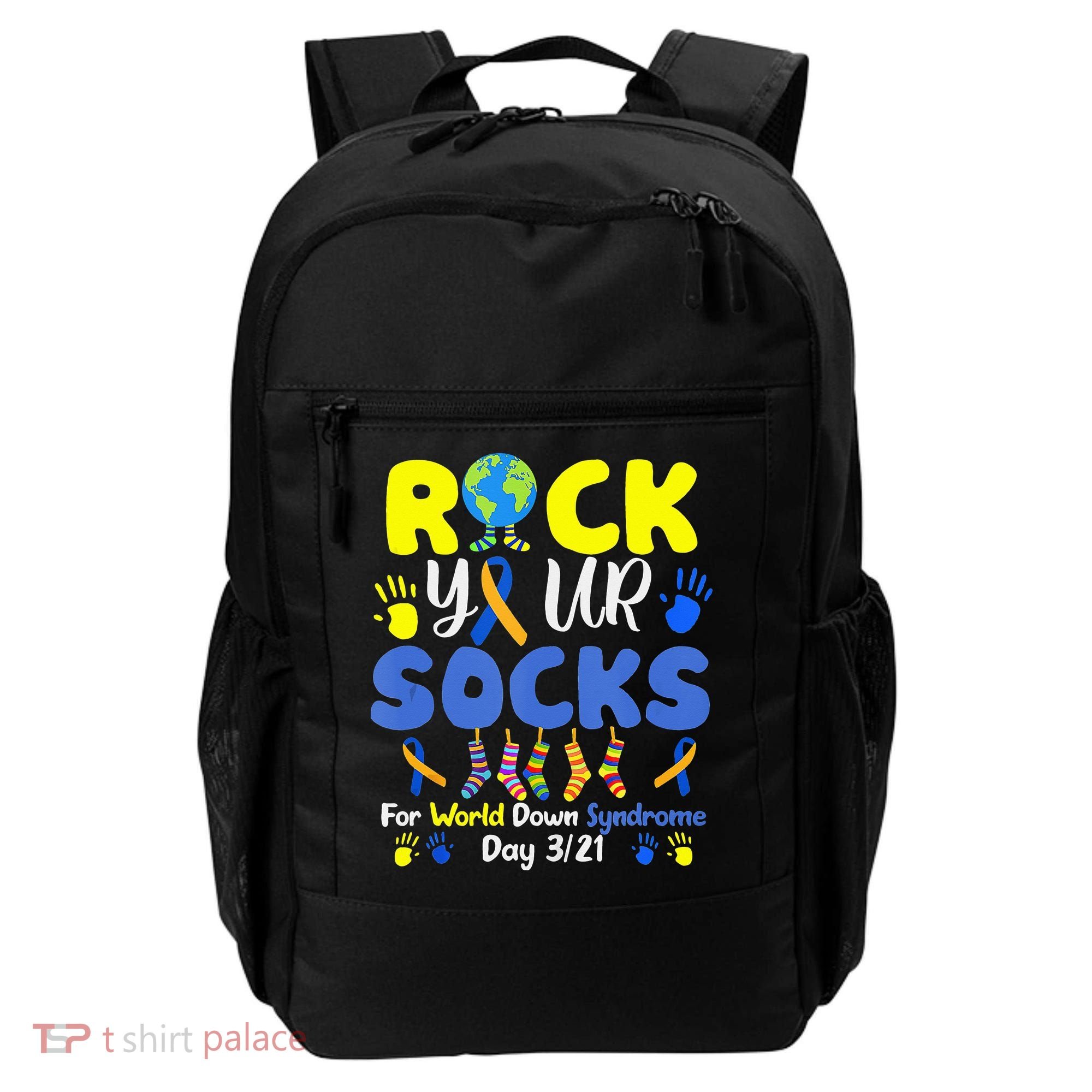 Rock Your Socks For World Down Syndrome Day Backpack