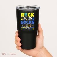 Rock Your Socks For World Down Syndrome Day Tumbler thumb 2