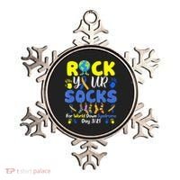 Rock Your Socks For World Down Syndrome Day Ornament thumb 0
