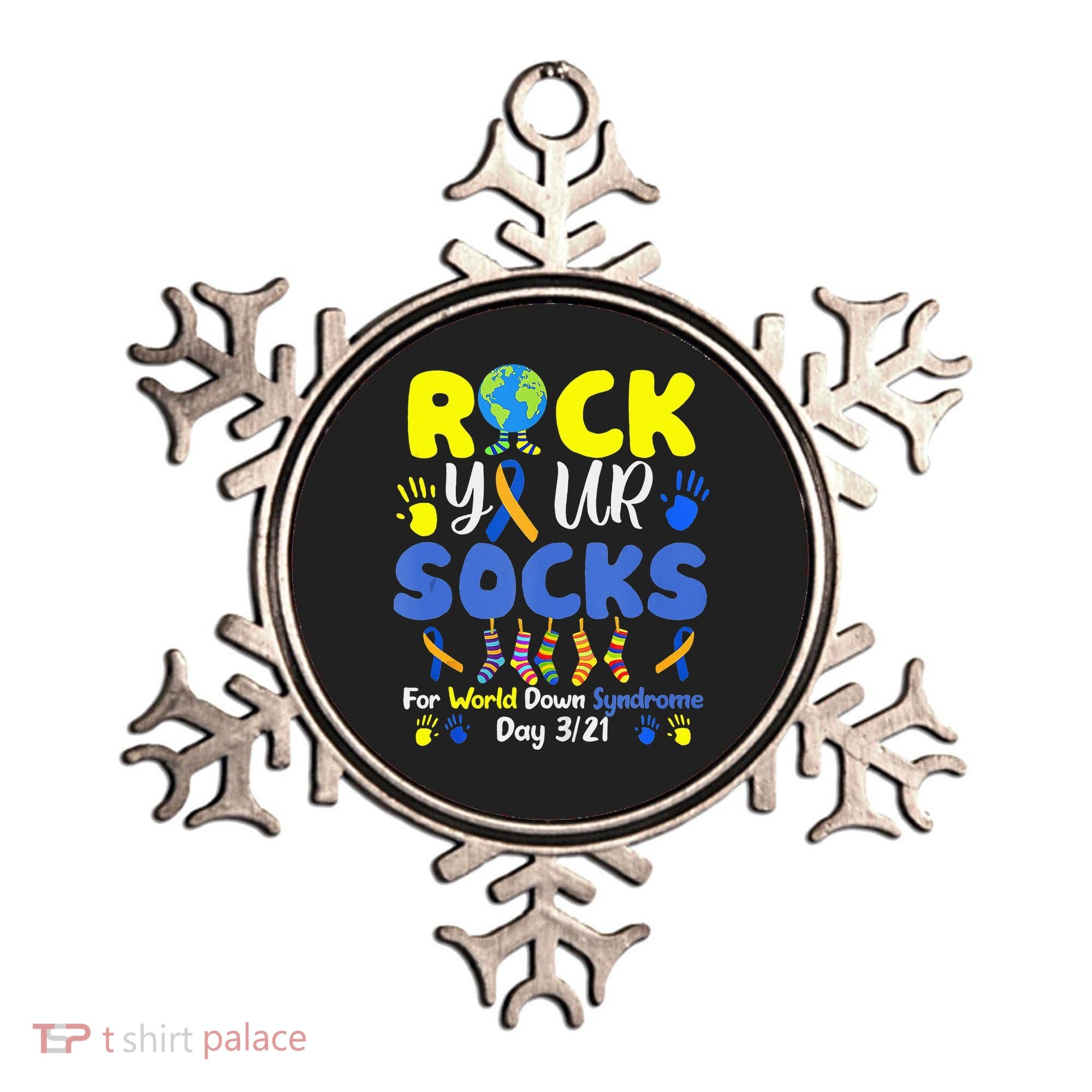 Rock Your Socks For World Down Syndrome Day Ornament